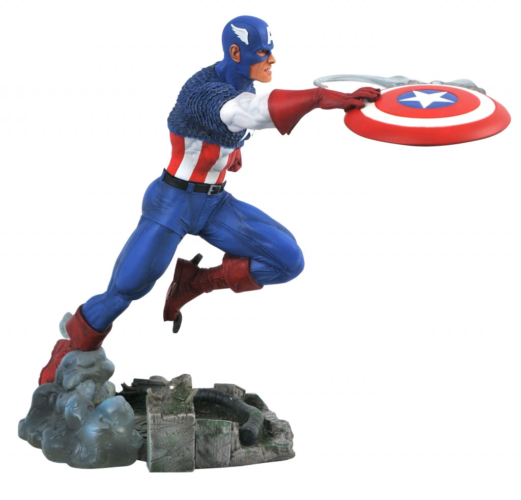 Marvel Gallery Captain America Pvc Diorama