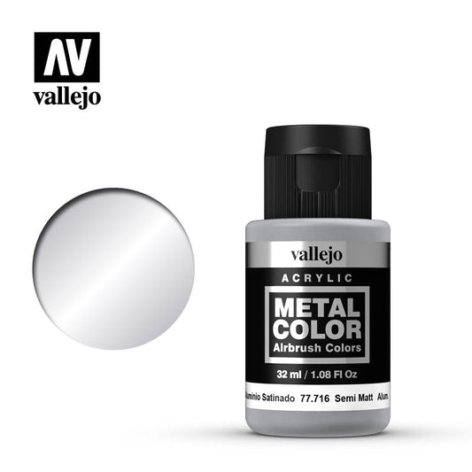 Vallejo Metal Color Semi Matt Aluminum -  - The Hooded Goblin