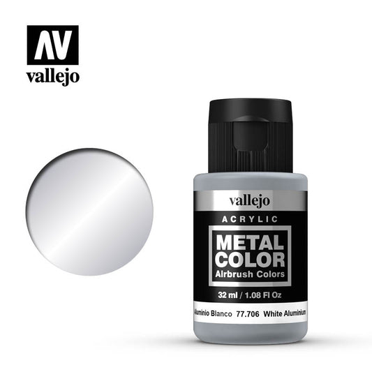 Vallejo Metal Color White Aluminum -  - The Hooded Goblin