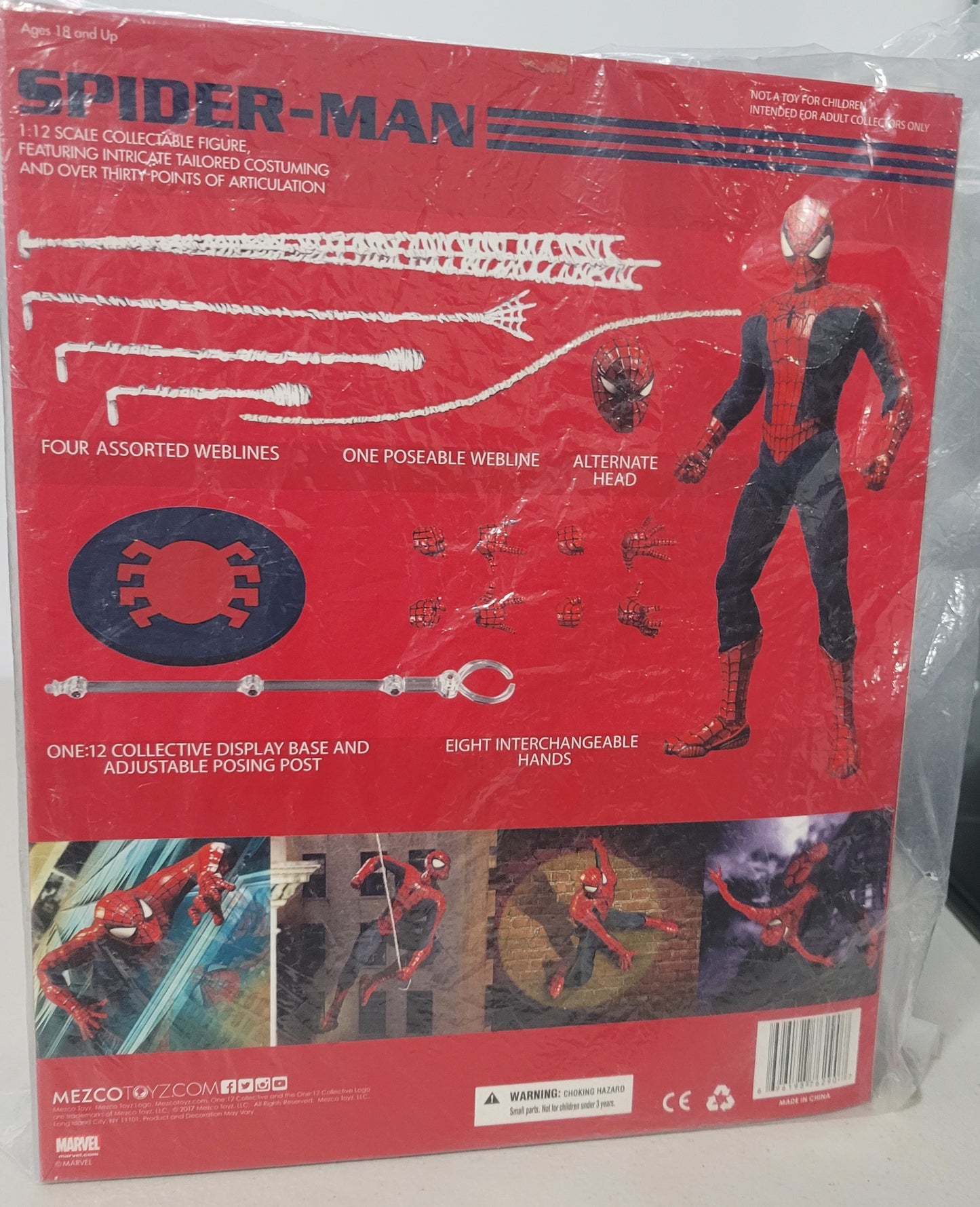 Mezco One:12 Spider-Man Action Figure