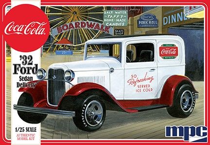 MPC 1932 Ford Sedan Delivery (Coca Cola) 1/25 Model Kit (Level 3) - Model Kit - The Hooded Goblin