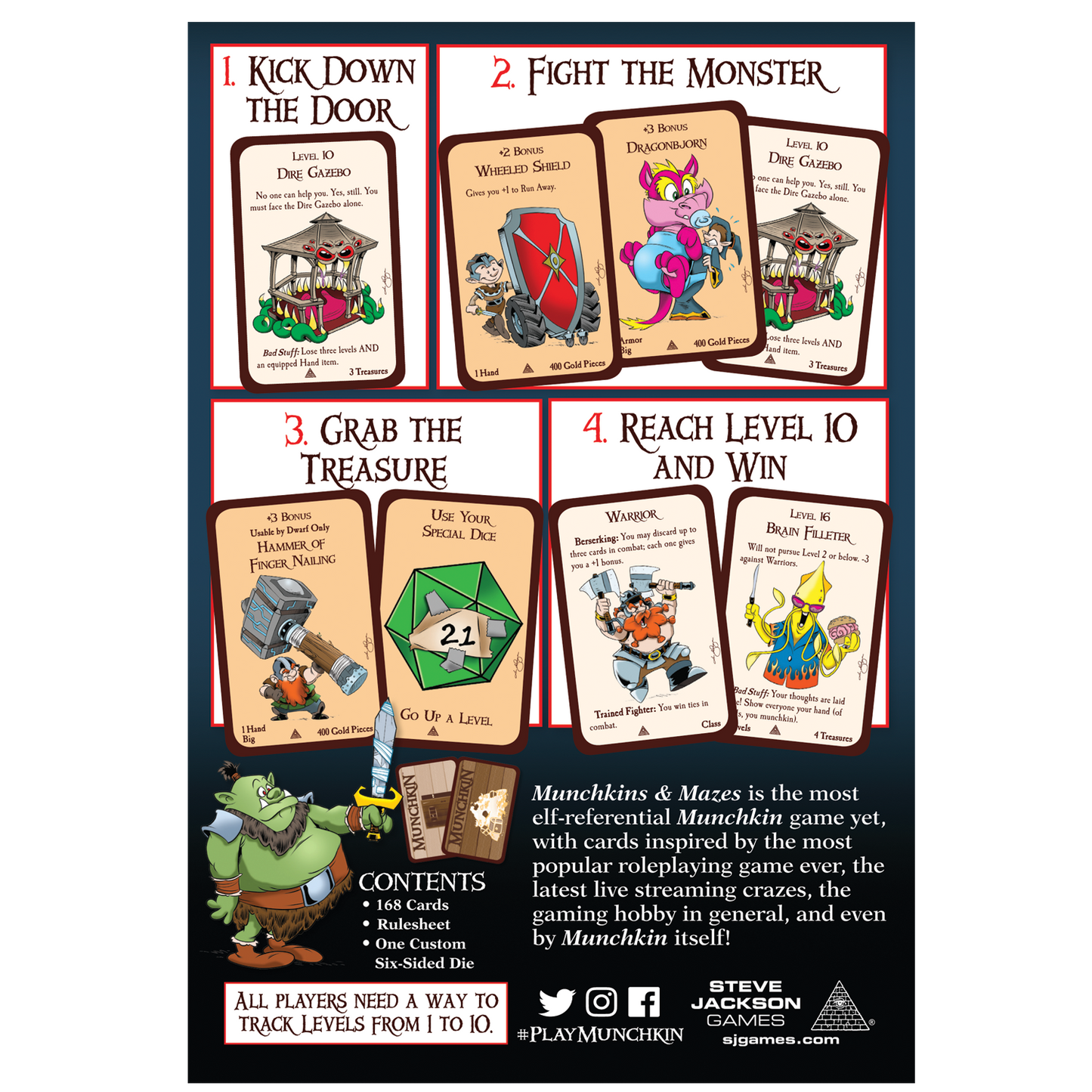 Munchkins And Mazes - Board Game - The Hooded Goblin
