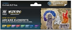 Wizkids Premium Paints: How To Paint- Arcane Elements - Paint - The Hooded Goblin