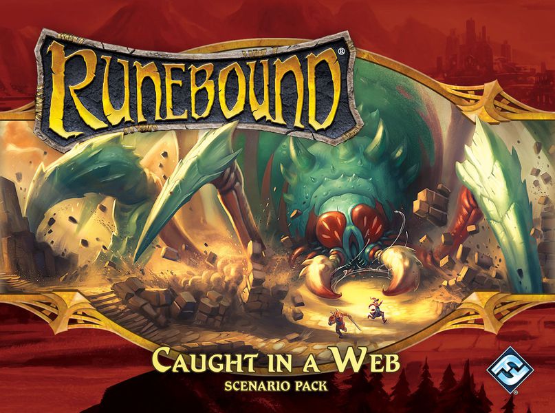 Runebound Caught In A Web - Board Game - The Hooded Goblin