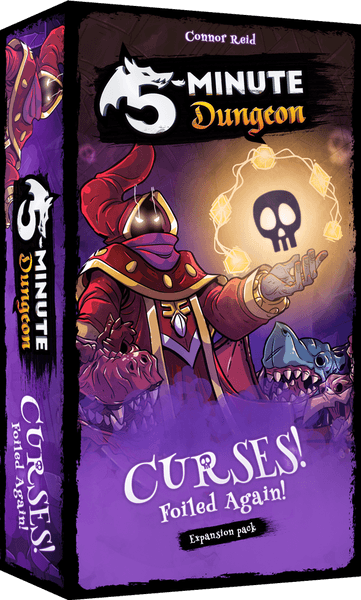 5-Minute Dungeon: Curses! Foiled Again! - Board Game - The Hooded Goblin