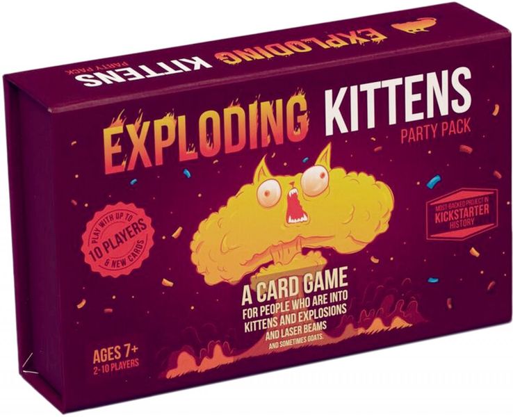 Exploding Kittens Party Pack - Card Game - The Hooded Goblin