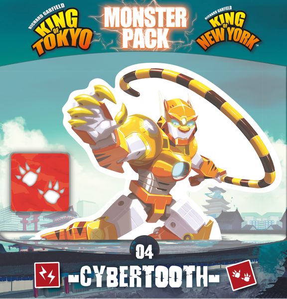 King Of Tokyo/New York: Monster Pack – Cybertooth - Board Game - The Hooded Goblin