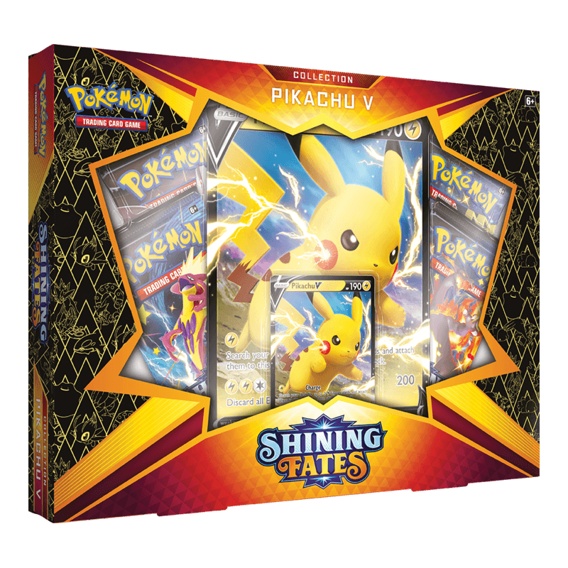 Pokemon Shining Fates Pikachu V Collection Box