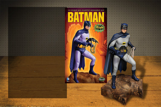 MOEBIUS MODELS 1:8 Scale Batman 1966 TV Series Adam West Batman Model Kit