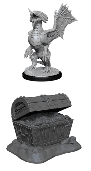 Dungeons & Dragons Nolzur’S Marvelous Miniatures: Bronze Dragon Wyrmling - Roleplaying Games - The Hooded Goblin