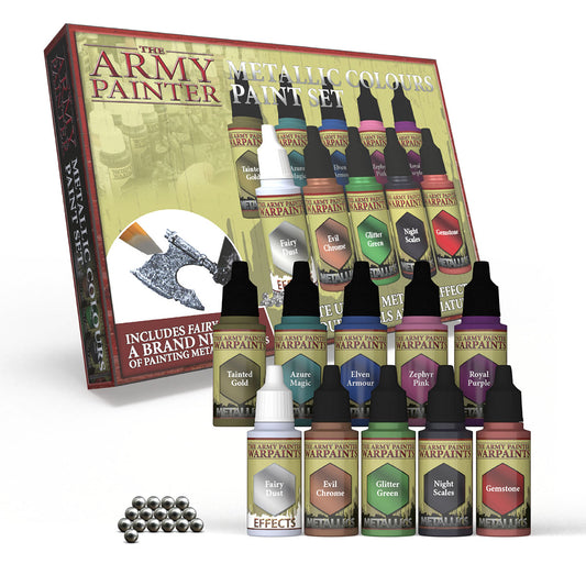 Warpaints: Metallic Colours Paint Set - Paint - The Hooded Goblin