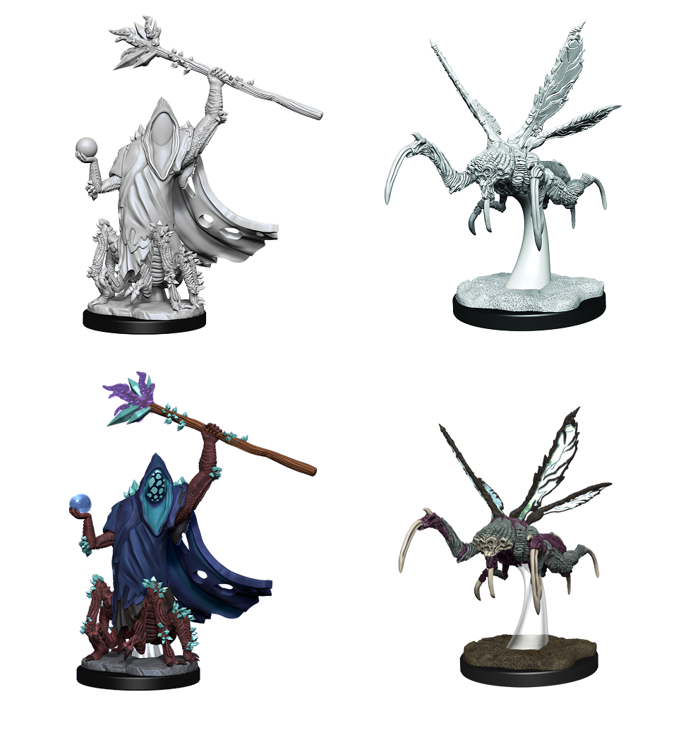 Dungeons & Dragons Critical Role Unpainted Minis: Core Spawn Emissary and Seer
