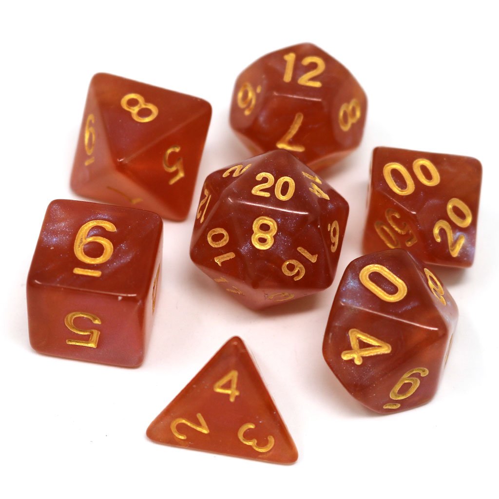 Poly Rpg Set - Autumn Equinox - Dice - The Hooded Goblin