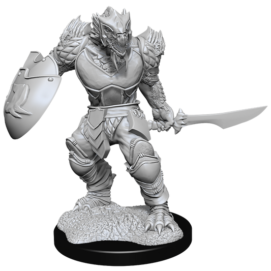 D&D Unpainted Minis: Dragonborn Fighter Male