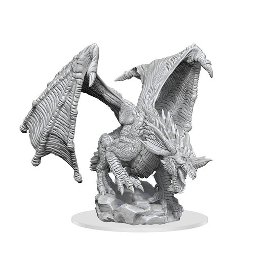 DND UNPAINTED MINIS WV15 YOUNG BLUE DRAGON