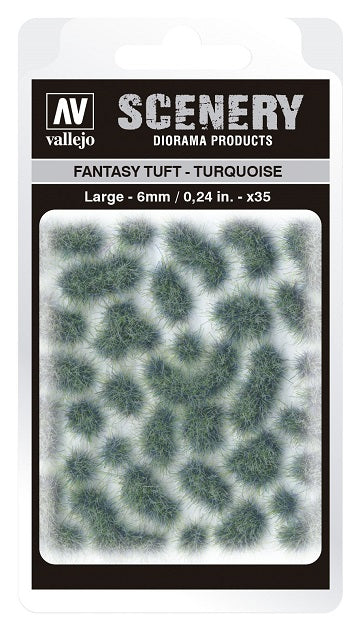 VALLEJO: SCENERY LARGE FANTASY TUFT TURQUOISE - Hobby Supplies - The Hooded Goblin
