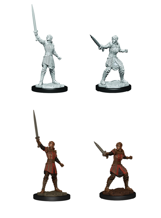 Dungeons & Dragons Critical Role Unpainted Minis: Human Dwendalian Empire Fighter