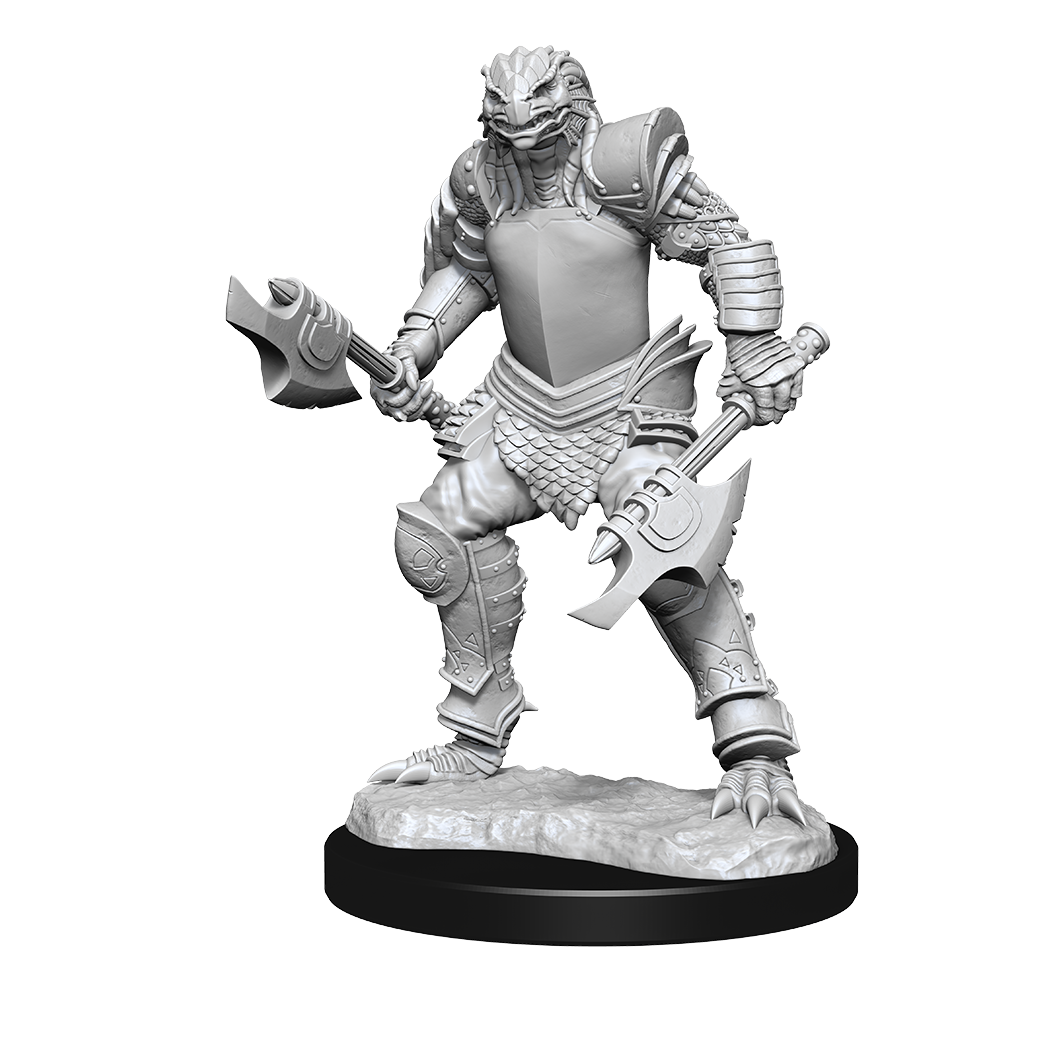 DND Unpainted Minis WV15 Dragonborn Fighter