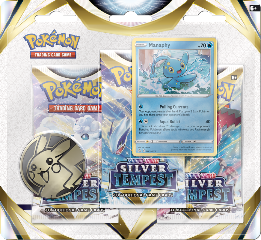 POKEMON SWSH12 SILVER TEMPEST 3PK BLISTER