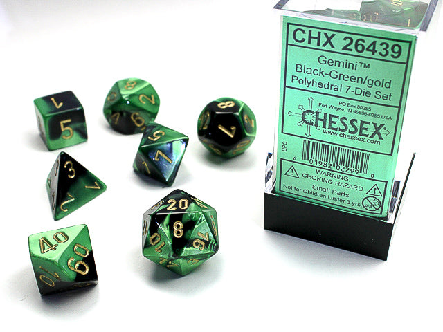 Chessex Dice 7-Die Sets: Gemini