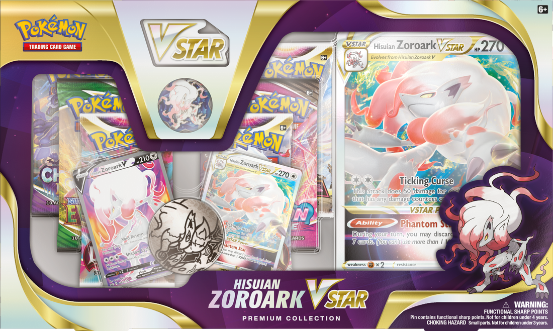 Pokémon Hisuian Zoroark VStar Premium Collection