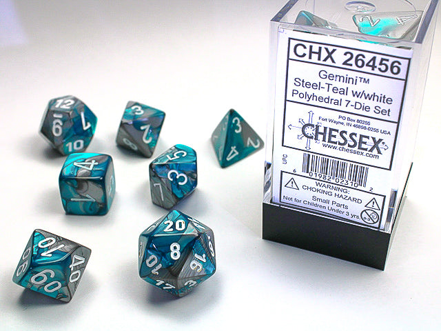 Chessex Dice 7-Die Sets: Gemini