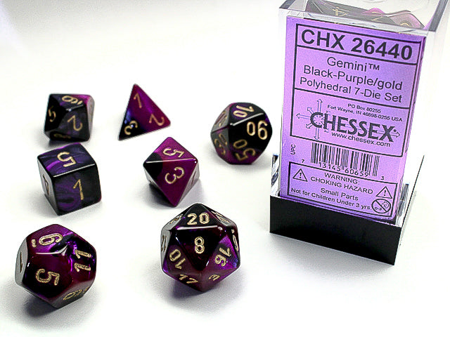 Chessex Dice 7-Die Sets: Gemini