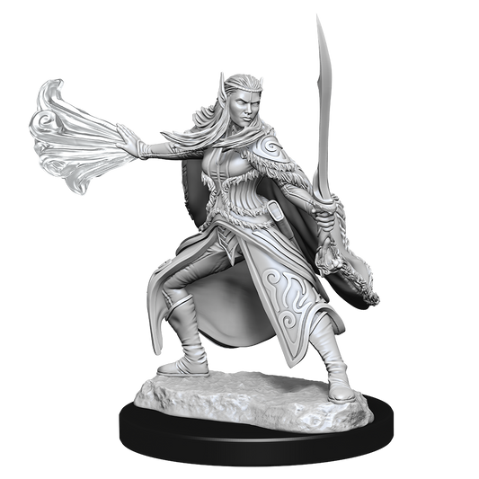 D&D Unpainted Minis Winter Eladrin and Spring Eladrin