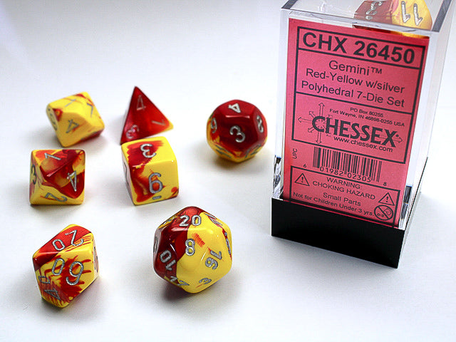 Chessex Dice 7-Die Sets: Gemini