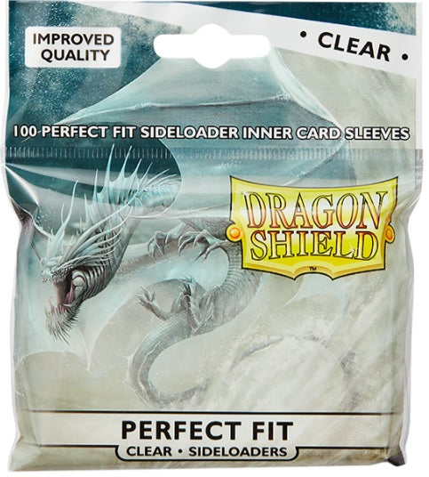 DRAGON SHIELD SLEEVES PERFECT FIT SIDELOADER CLEAR