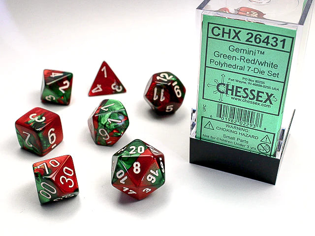 Chessex Dice 7-Die Sets: Gemini