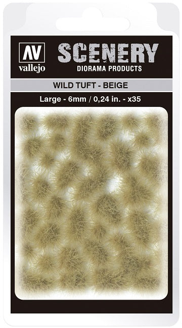 VALLEJO: SCENERY LARGE WILD TUFT BEIGE - Hobby Supplies - The Hooded Goblin