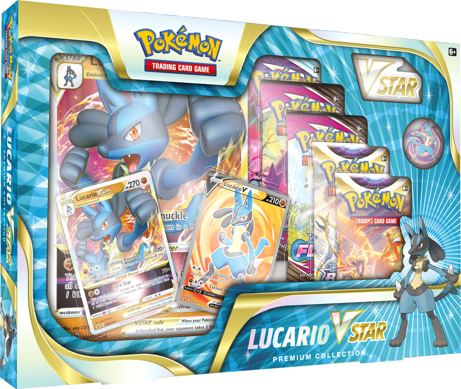 Pokemon TCG: Lucario VSTAR Premium Collection