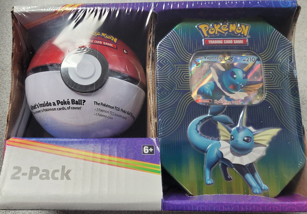 Copy of POKEMON POKE BALL AND Vaporeon TIN