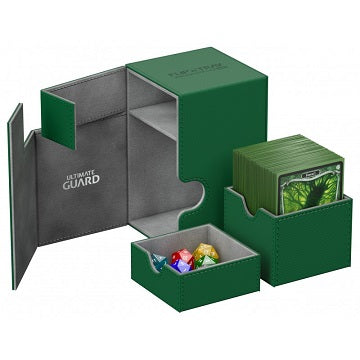 Ultimate Guard: Flip N Tray Deck Case Xenoskin Green 100+