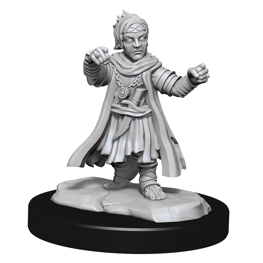 PF Unpainted Minis WV15 Halfling Monk Male