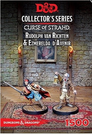 Collector's Series Rudolph Van Richten & Ezmerelda D'Avenir - Miniature - The Hooded Goblin