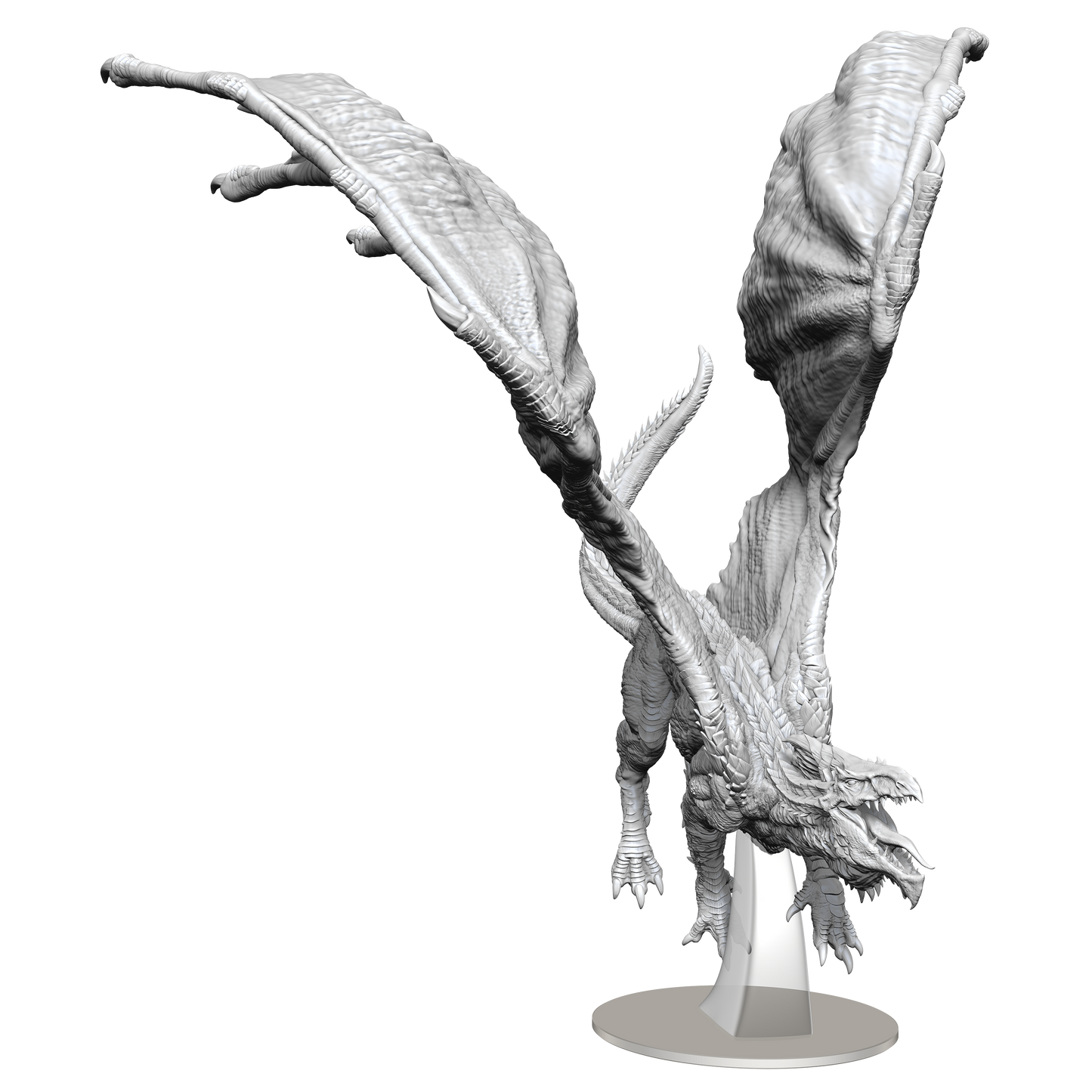 DND UNPAINTED MINIS WV15 ADULT WHITE DRAGON