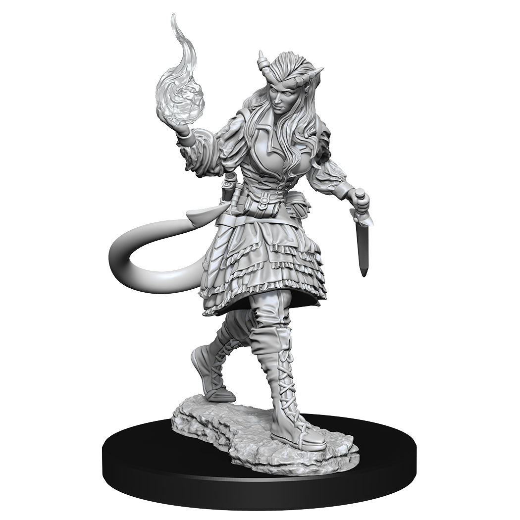 D&D Unpainted Minis WV15 Tiefling Sorcerer Female