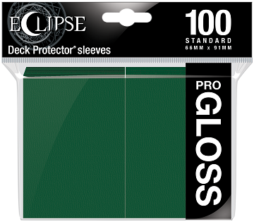 Ultra Pro - Standard Deck Protectors: Eclipse Pro-Gloss Forest Green 100 ct