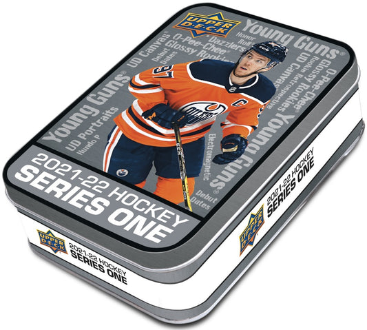 2021-22 Upper Deck Series 1 Hockey Retail Tin