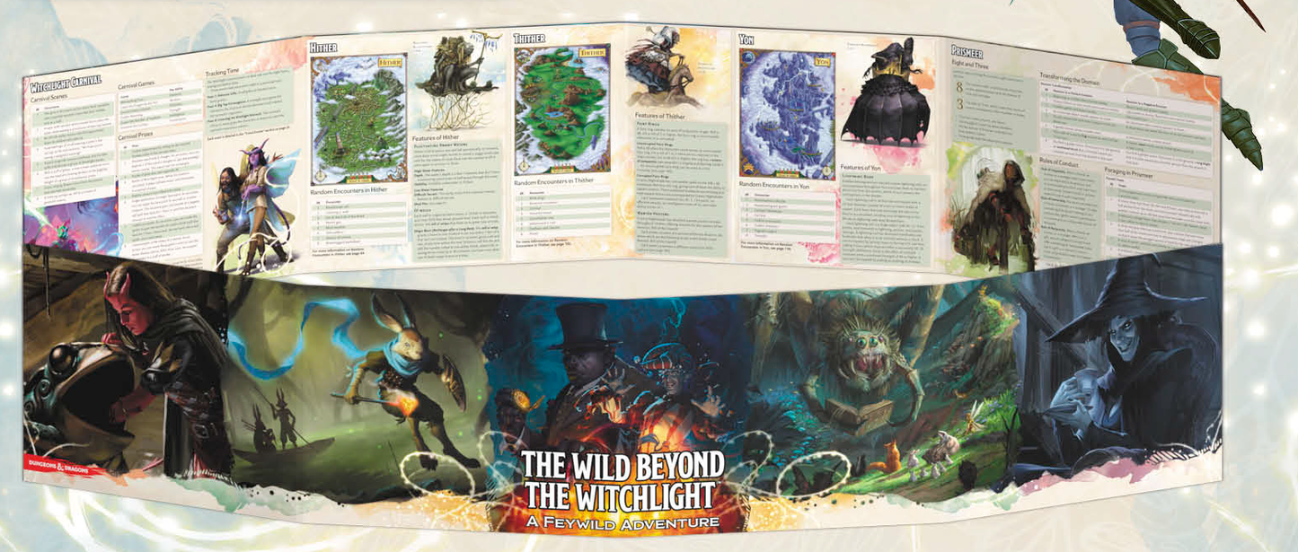DND DM Screen the Wild Beyond the Witchlight
