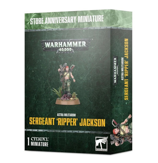 Sergeant 'Ripper' Jackson - Warhammer: 40k - The Hooded Goblin