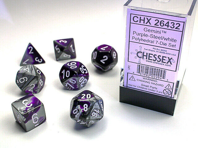 Chessex Dice 7-Die Sets: Gemini