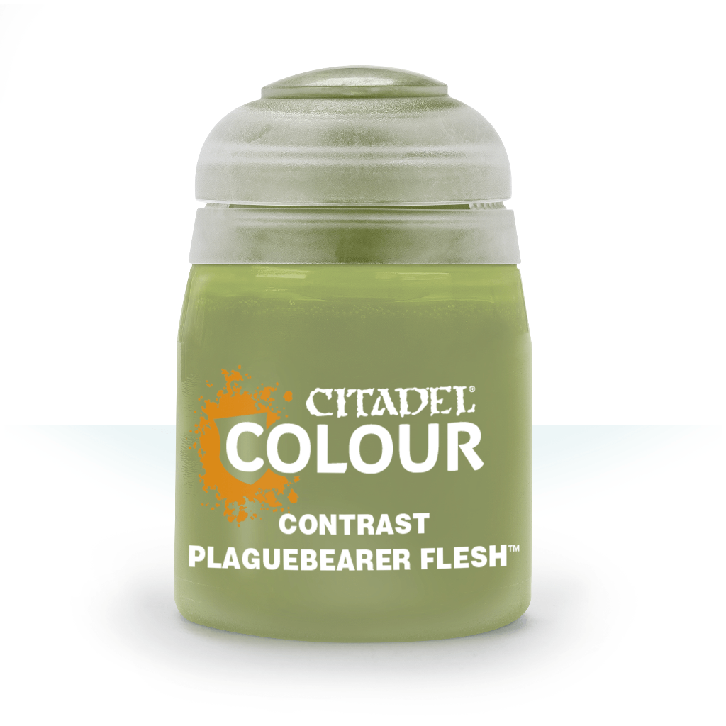 Contrast: Plaguebearer Flesh (18Ml) - Citadel Painting Supplies - The Hooded Goblin