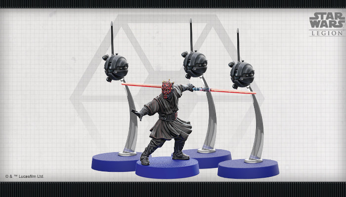 Darth Maul And Sith Probe Droids Operative Expansion - Star Wars Legion - The Hooded Goblin