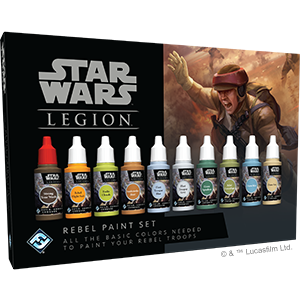 Star Wars Legion: Rebel Paint Set - Painting Supplies - The Hooded Goblin