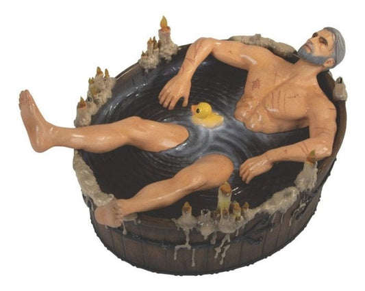 Geralt in Bathtub Statuette by Dark Horse Comics