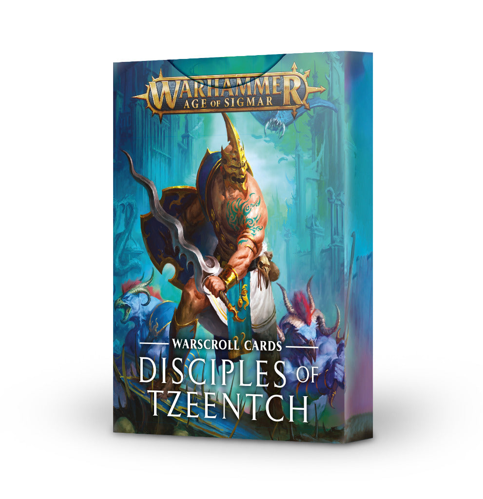 Warscroll Cards: Disciples Of Tzeentch - Warhammer: Age of Sigmar - The Hooded Goblin