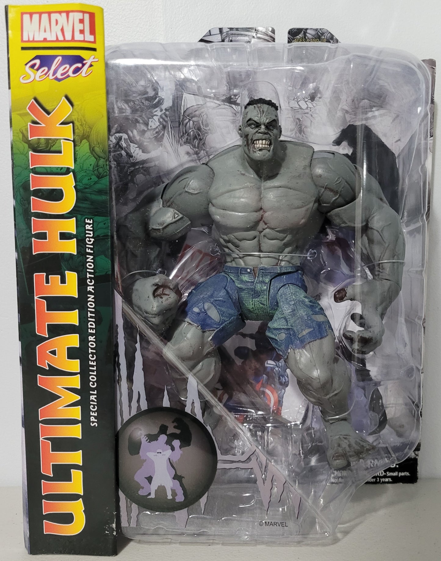 Marvel Select 8 Inch Action Figure - Ultimate Grey Hulk